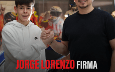 Víctor Cubeles es el «Chico Maravilla» de Jorge Lorenzo y vuela con nuestras deslizaderas para moto Sliders