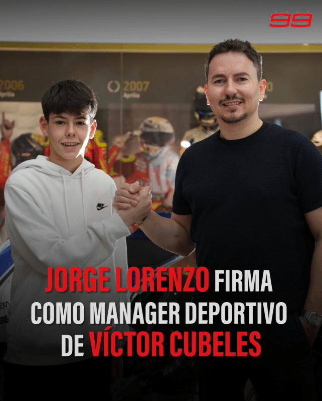 Jorge Lorenzo y Víctor Cubeles